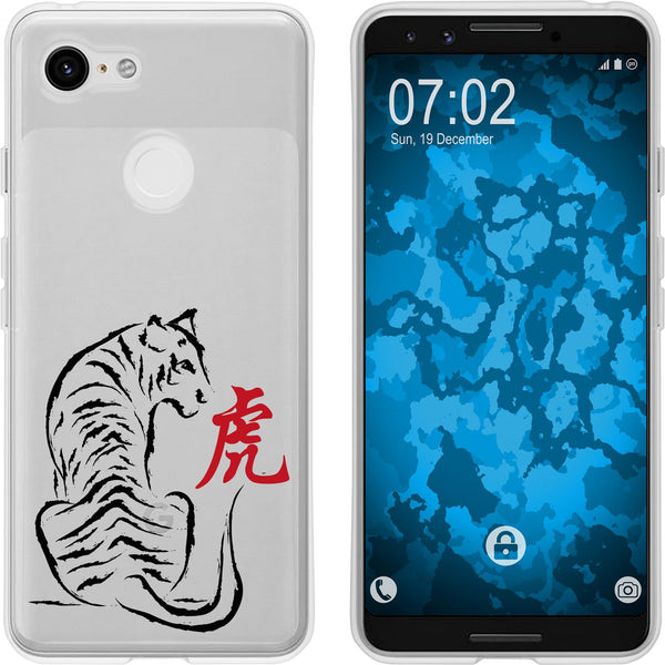 Pixel 3 Silikon-Hülle Tierkreis Chinesisch M3 Case