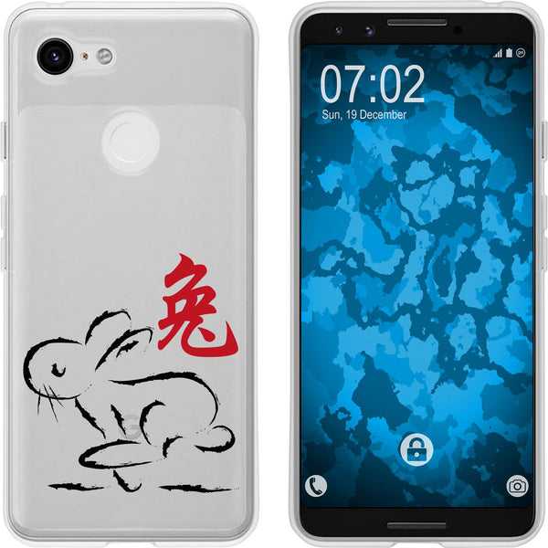 Pixel 3 Silikon-Hülle Tierkreis Chinesisch M4 Case