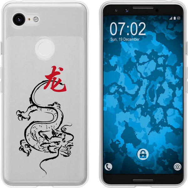 Pixel 3 Silikon-Hülle Tierkreis Chinesisch M5 Case