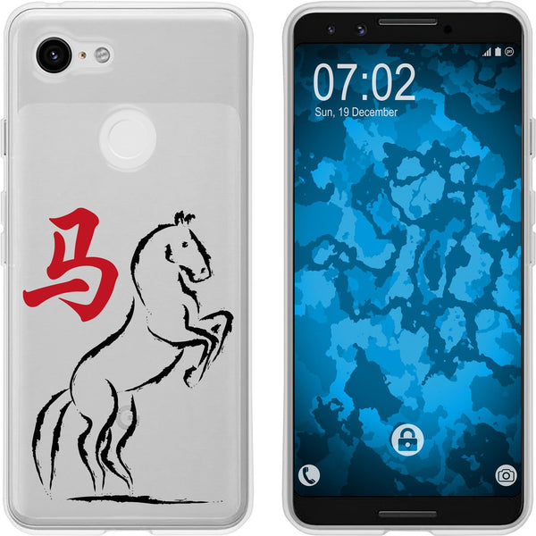 Pixel 3 Silikon-Hülle Tierkreis Chinesisch M7 Case