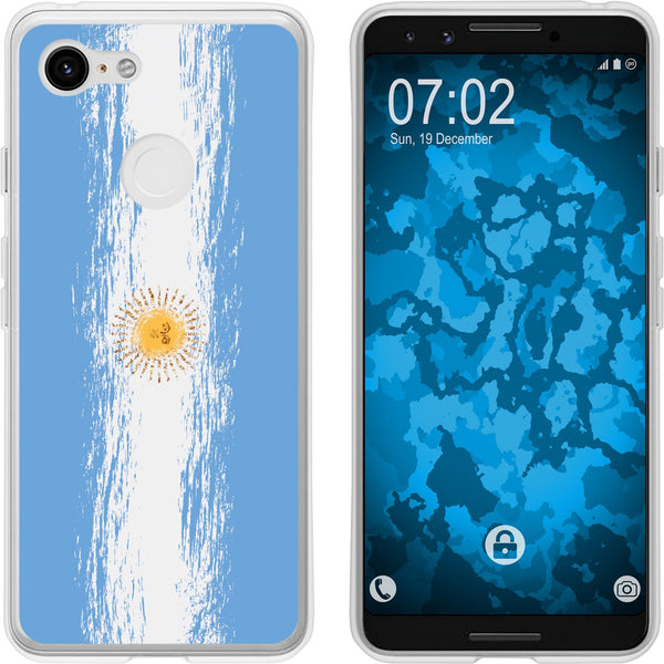 Pixel 3 Silikon-Hülle WM Argentinien M1 Case