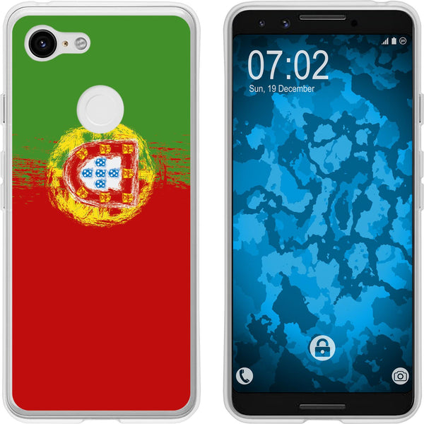 Pixel 3 Silikon-Hülle WM Portugal M8 Case