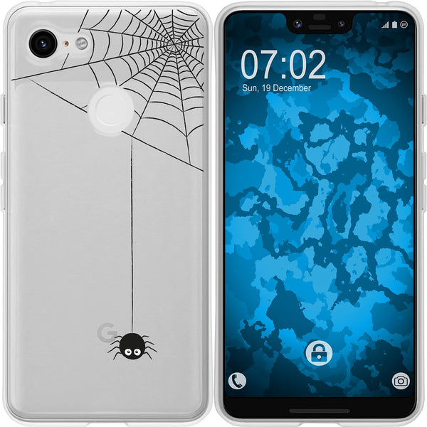 Pixel 3 XL Silikon-Hülle Herbst Spinne/Spider M3 Case
