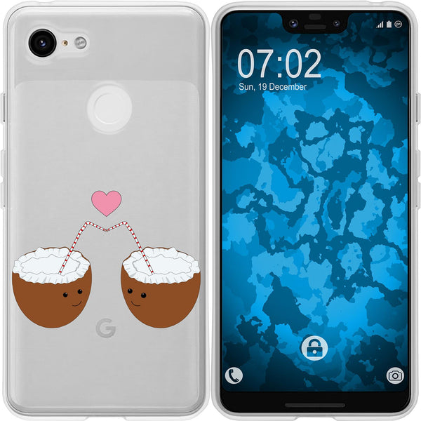 Pixel 3 XL Silikon-Hülle Sommer Coconuts M3 Case