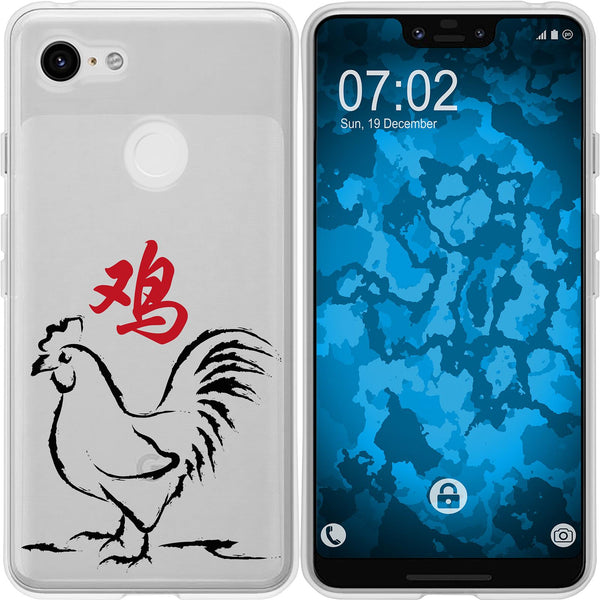 Pixel 3 XL Silikon-Hülle Tierkreis Chinesisch M10 Case