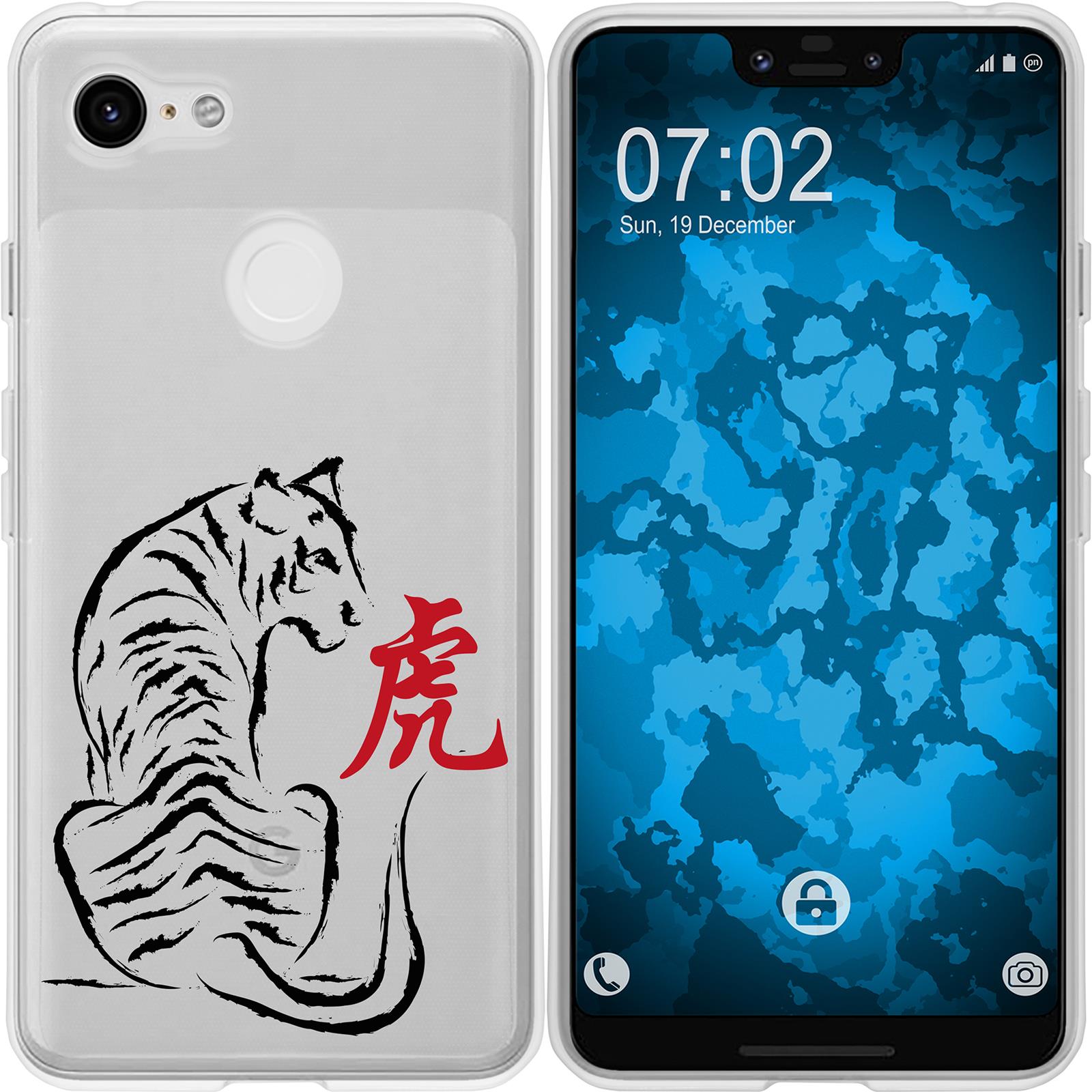Pixel 3 XL Silikon-Hülle Tierkreis Chinesisch M3 Case