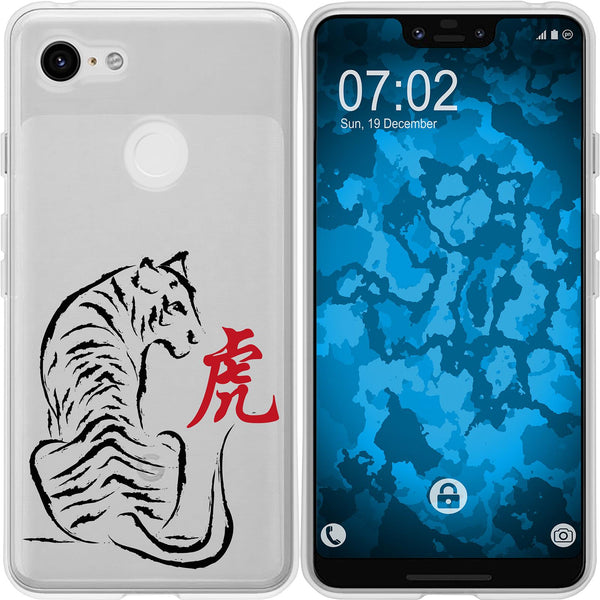 Pixel 3 XL Silikon-Hülle Tierkreis Chinesisch M3 Case