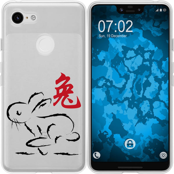 Pixel 3 XL Silikon-Hülle Tierkreis Chinesisch M4 Case