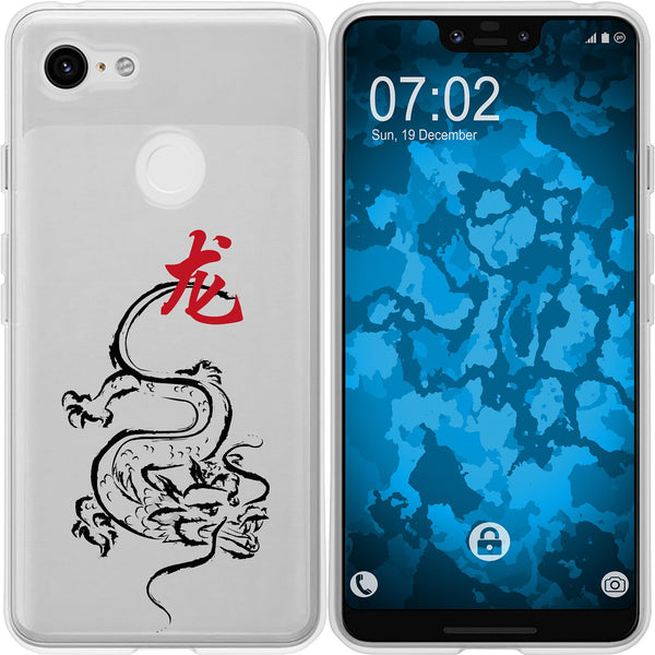 Pixel 3 XL Silikon-Hülle Tierkreis Chinesisch M5 Case