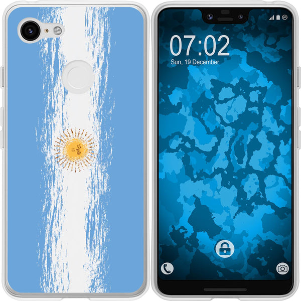 Pixel 3 XL Silikon-Hülle WM Argentinien M1 Case