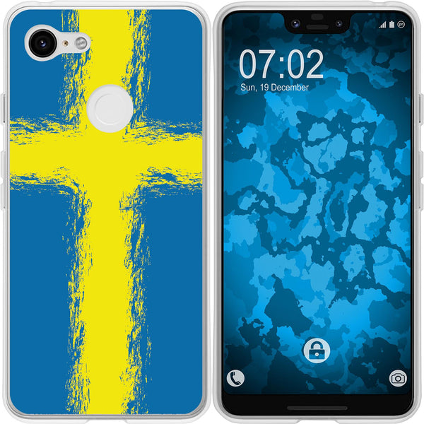 Pixel 3 XL Silikon-Hülle WM Schweden M12 Case