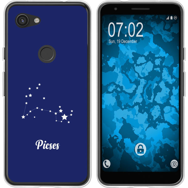 Pixel 3a Silikon-Hülle SternzeichenPisces M1 Case