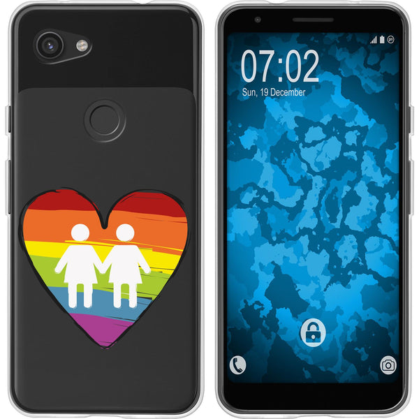 Pixel 3a Silikon-Hülle pride Frauen M4 Case