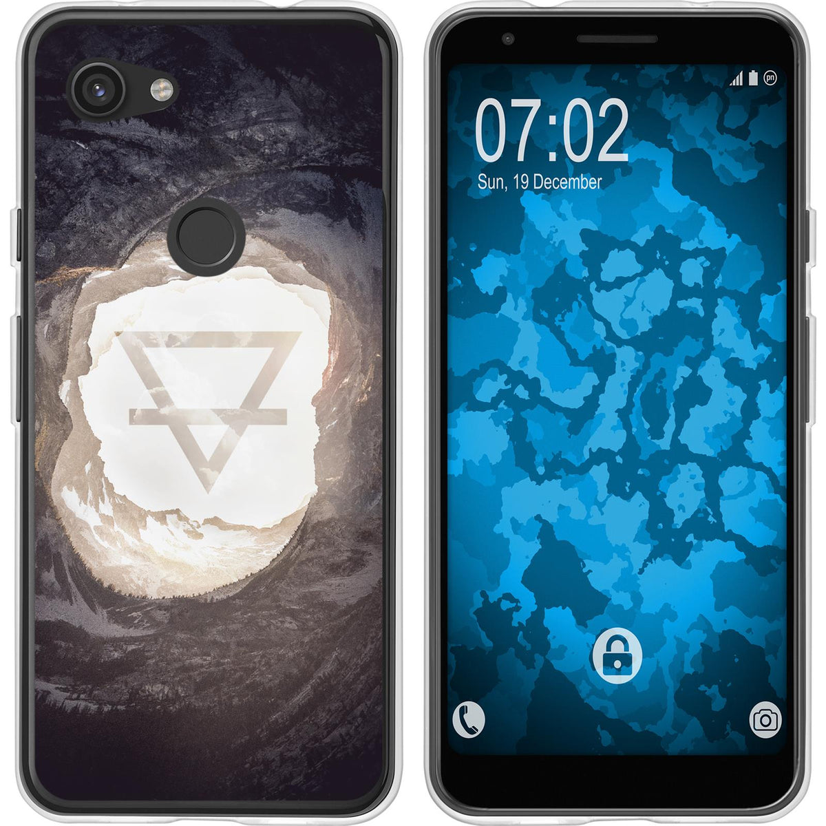Pixel 3a Silikon-Hülle Element Erde M2 Case
