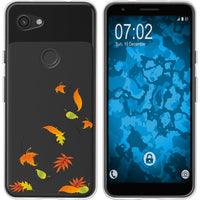Pixel 3a Silikon-Hülle Herbst Blätter/Leaves M1 Case
