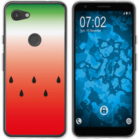 Pixel 3a Silikon-Hülle Sommer Melone M5 Case