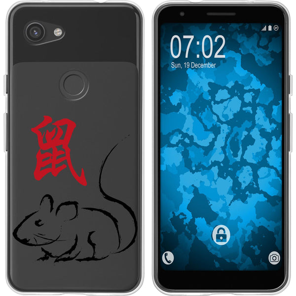 Pixel 3a Silikon-Hülle Tierkreis Chinesisch M1 Case