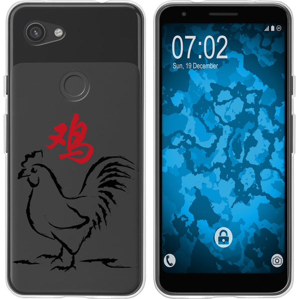 Pixel 3a Silikon-Hülle Tierkreis Chinesisch M10 Case