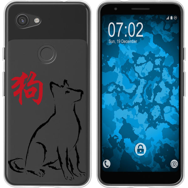 Pixel 3a Silikon-Hülle Tierkreis Chinesisch M11 Case