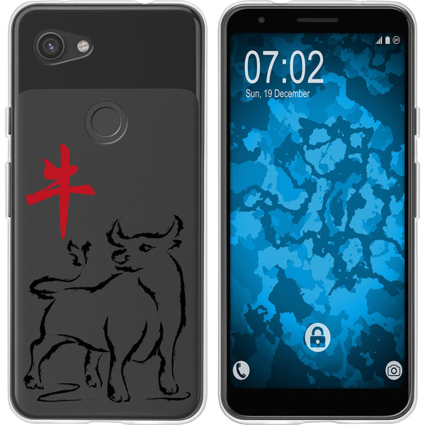 Pixel 3a Silikon-Hülle Tierkreis Chinesisch M2 Case