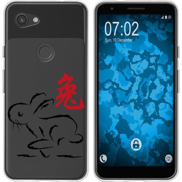 Pixel 3a Silikon-Hülle Tierkreis Chinesisch M4 Case
