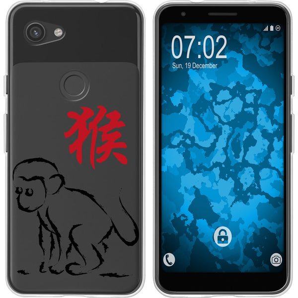 Pixel 3a Silikon-Hülle Tierkreis Chinesisch M9 Case