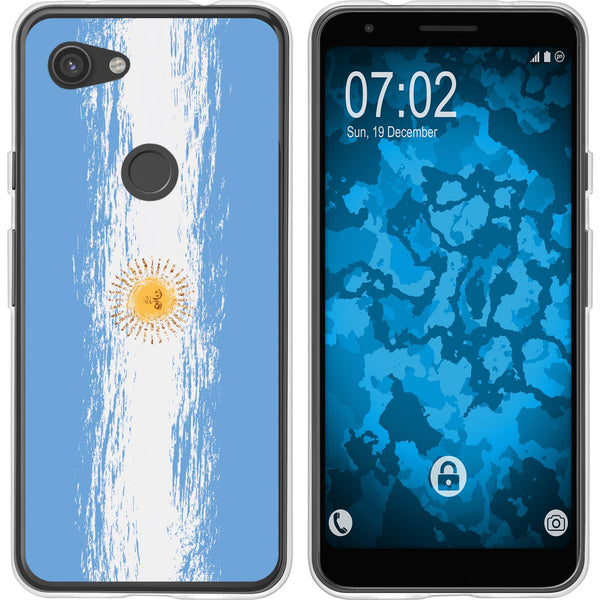 Pixel 3a Silikon-Hülle WM Argentinien M1 Case