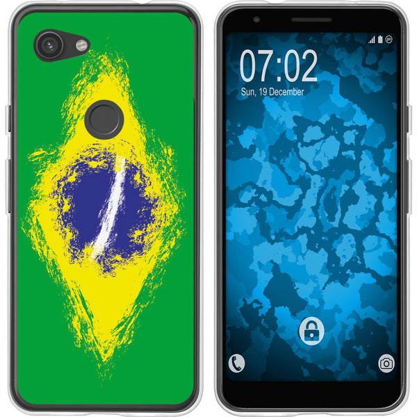 Pixel 3a Silikon-Hülle WM Brasilien M3 Case