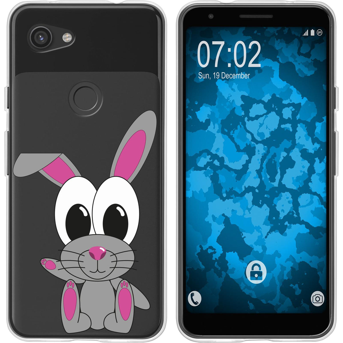 Pixel 3a XL Silikon-Hülle Cutiemals M4 Case