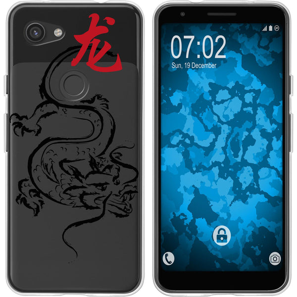 Pixel 3a XL Silikon-Hülle Tierkreis Chinesisch M5 Case