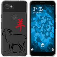 Pixel 3a XL Silikon-Hülle Tierkreis Chinesisch M8 Case