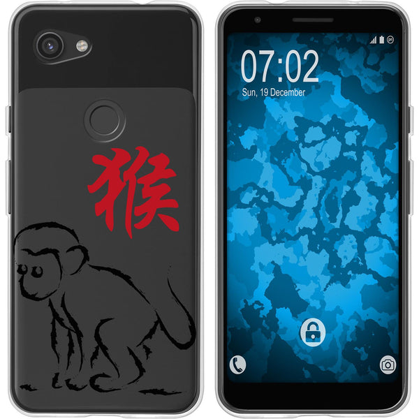 Pixel 3a XL Silikon-Hülle Tierkreis Chinesisch M9 Case