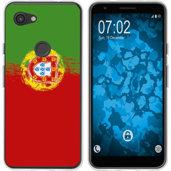 Pixel 3a XL Silikon-Hülle WM Portugal M8 Case