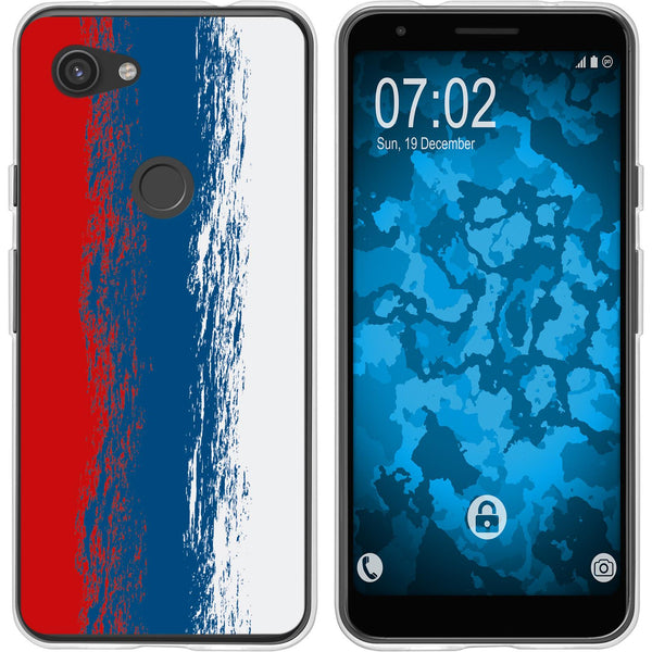 Pixel 3a XL Silikon-Hülle WM Russland M9 Case