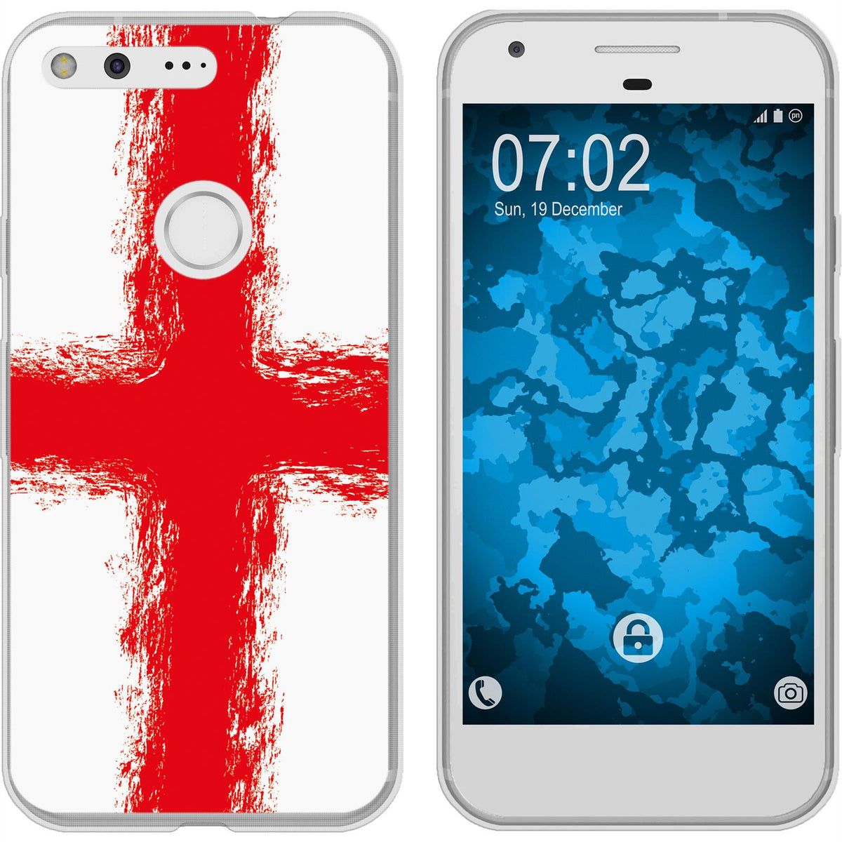 Pixel XL Silikon-Hülle WM England M4 Case