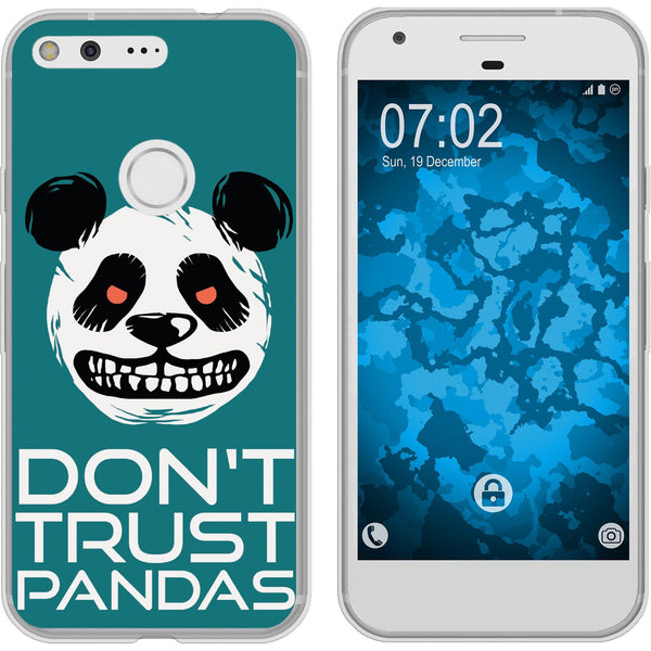 Pixel Silikon-Hülle Crazy Animals Panda M2 Case
