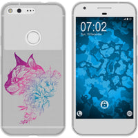 Pixel Silikon-Hülle Floral Fuchs M2-6 Case