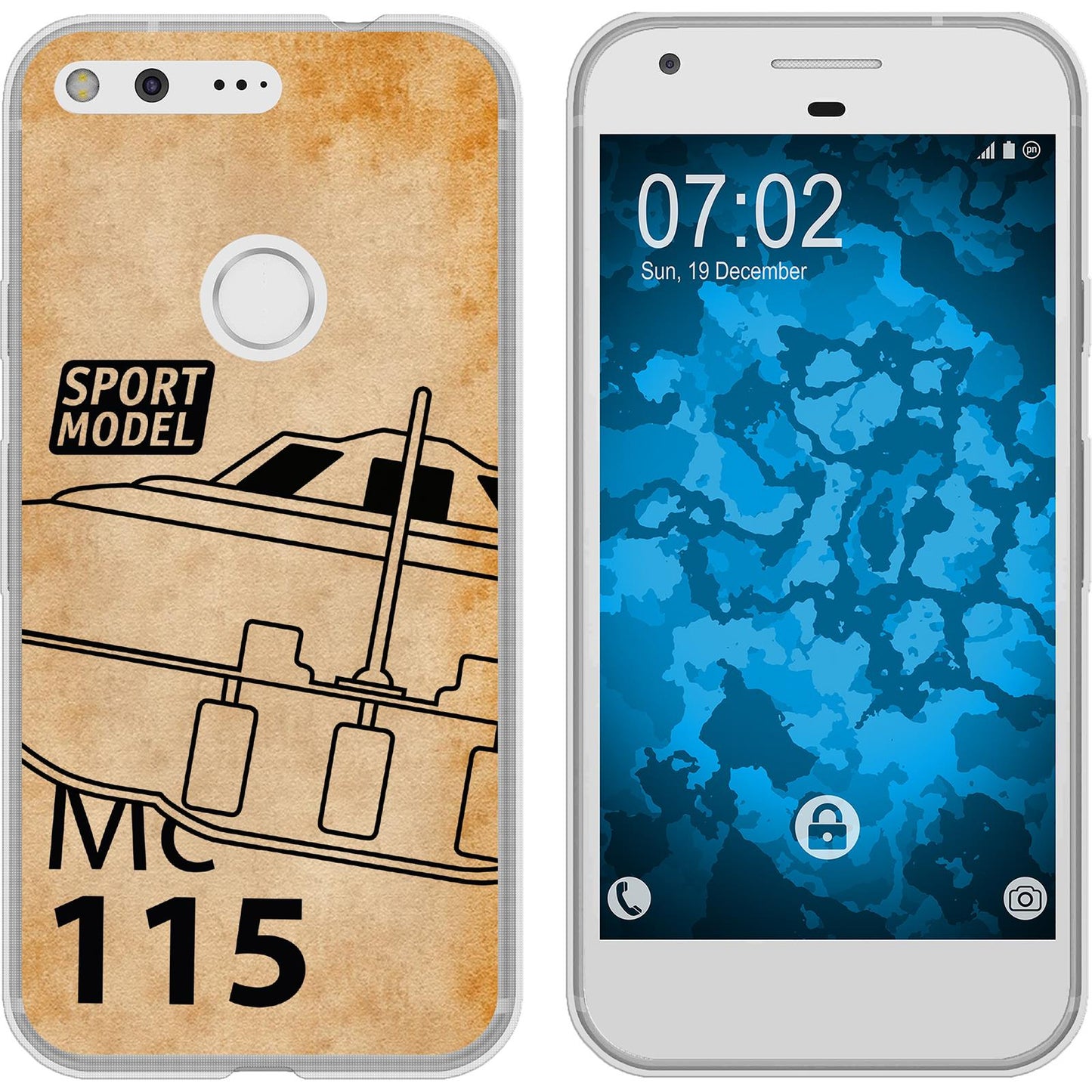 Pixel XL Silikon-Hülle Space U.F.O. M1 Case