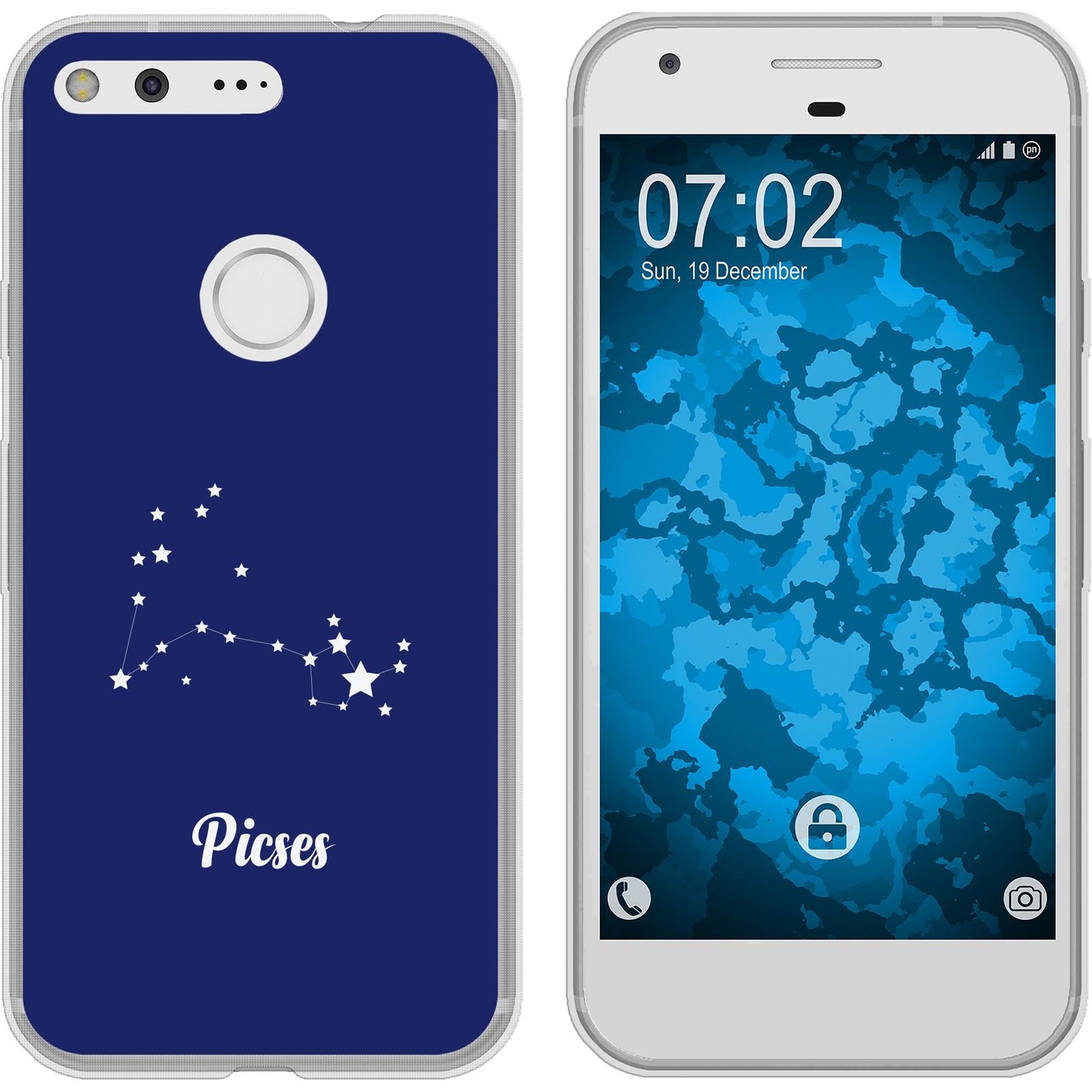 Pixel XL Silikon-Hülle SternzeichenPisces M1 Case