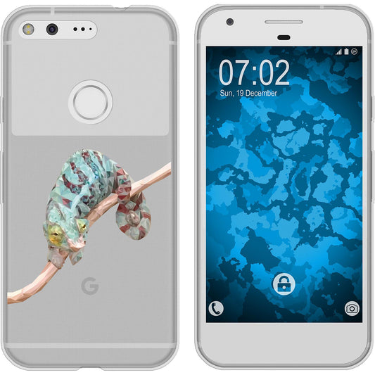 Pixel XL Silikon-Hülle Vektor Tiere Camelion M7 Case