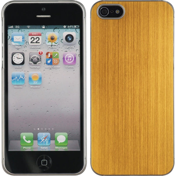 Hardcase für Apple iPhone 5 / 5s / SE Metallic gold
