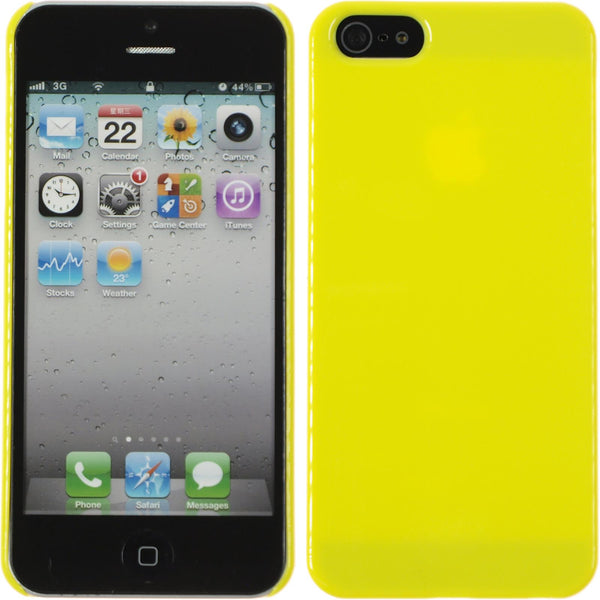 Hardcase für Apple iPhone 5 / 5s / SE Candy gelb