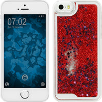 Hardcase für Apple iPhone 5 / 5s / SE Stardust rot