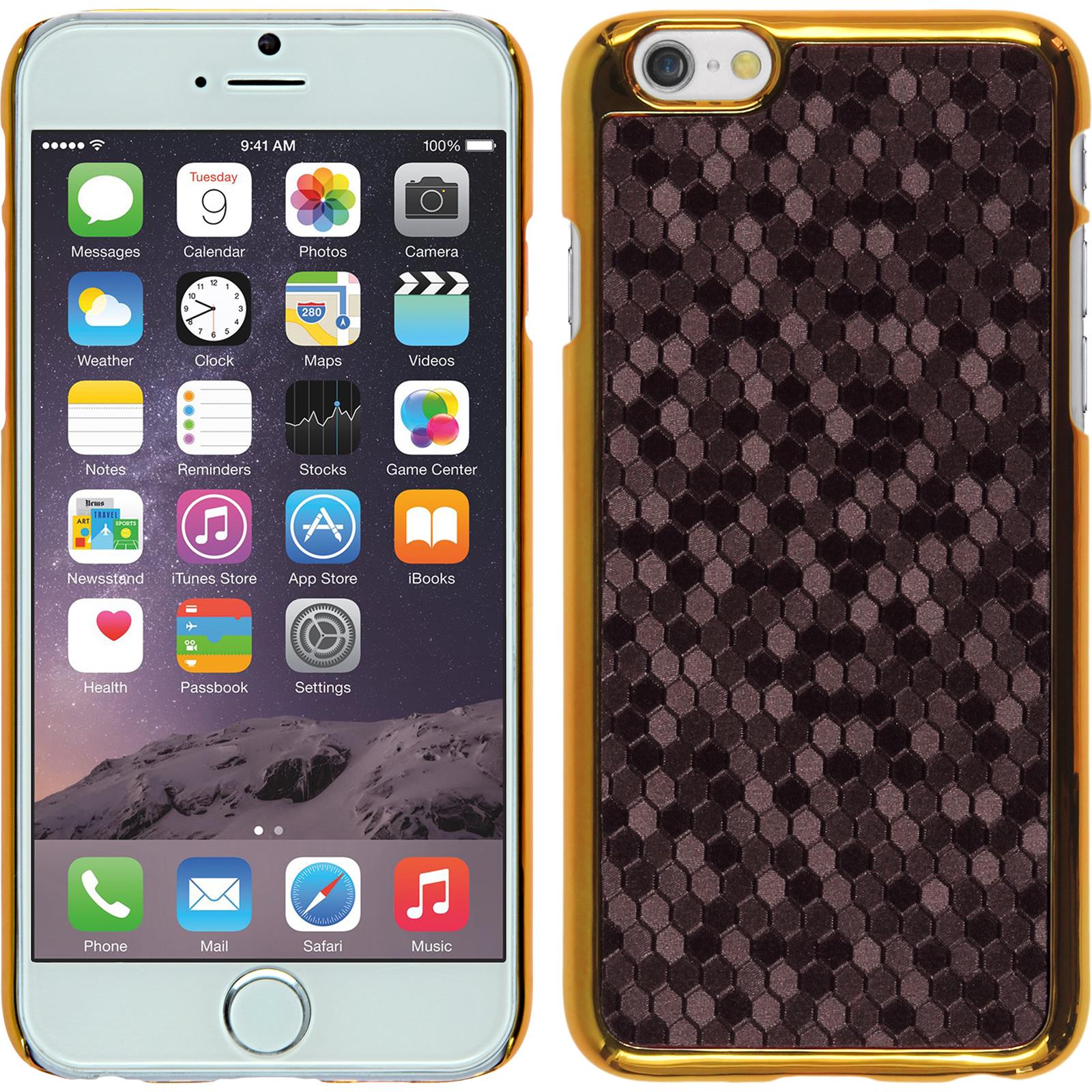 Hardcase für Apple iPhone 6s / 6 Hexagon lila