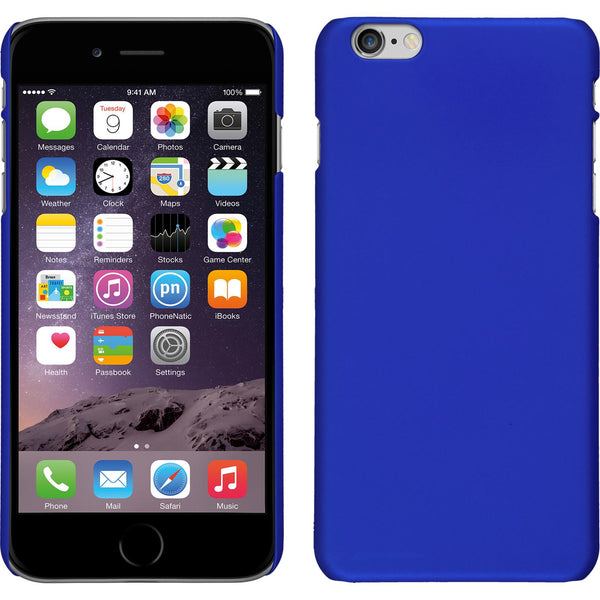 Hardcase für Apple iPhone 6 Plus / 6s Plus gummiert blau