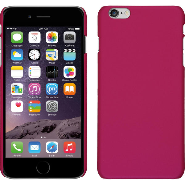 Hardcase für Apple iPhone 6 Plus / 6s Plus gummiert pink