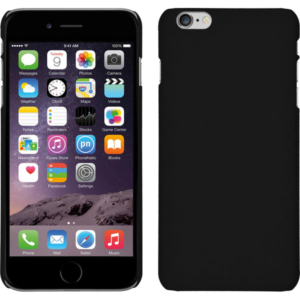 Hardcase für Apple iPhone 6 Plus / 6s Plus gummiert schwarz