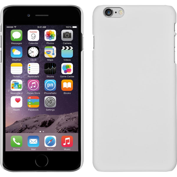 Hardcase für Apple iPhone 6 Plus / 6s Plus gummiert weiß