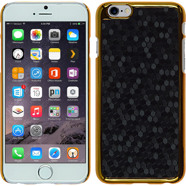 Hardcase für Apple iPhone 6 Plus / 6s Plus Hexagon schwarz