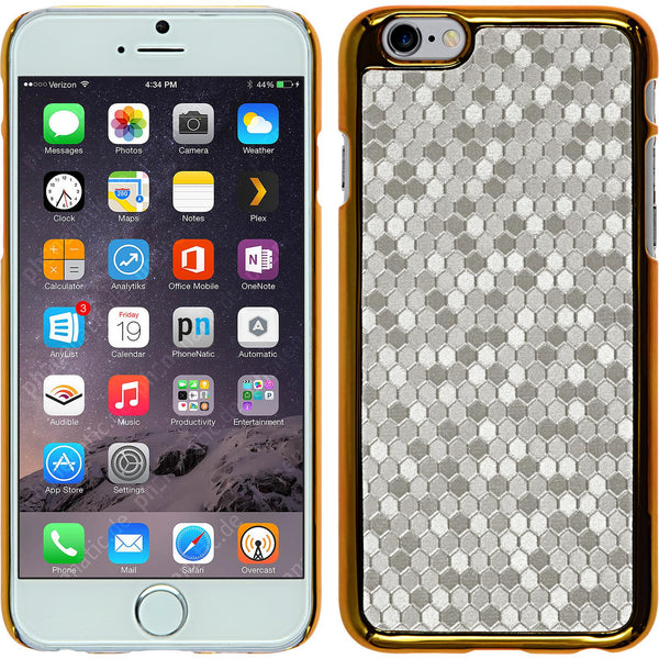 Hardcase für Apple iPhone 6 Plus / 6s Plus Hexagon silber